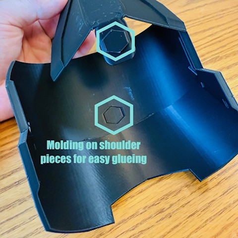 Bilim Kurgu Süper Kahraman Zırh Seti - 3D Baskı Cosplay Aksesuarı