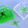 TPU Örümcek Ağı Cadılar Bayramı Şeker Çantası - Esnek 3D Baskı