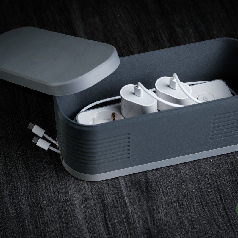 Modern Kablo Düzenleme Kutusu - 3D Baskılı Minimalist Çözüm