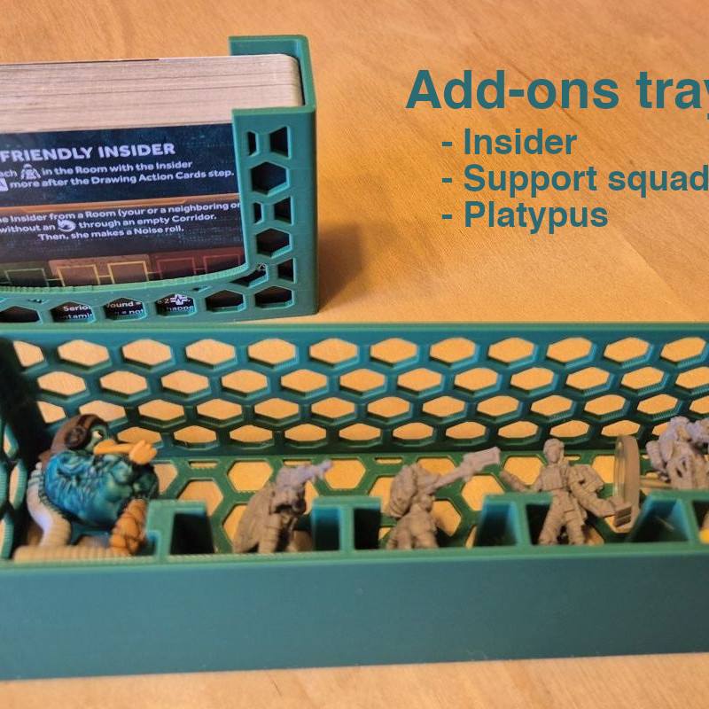 Nemesis Retaliation Kart Yerleştirici 3D Baskı Oyun Organizatörü