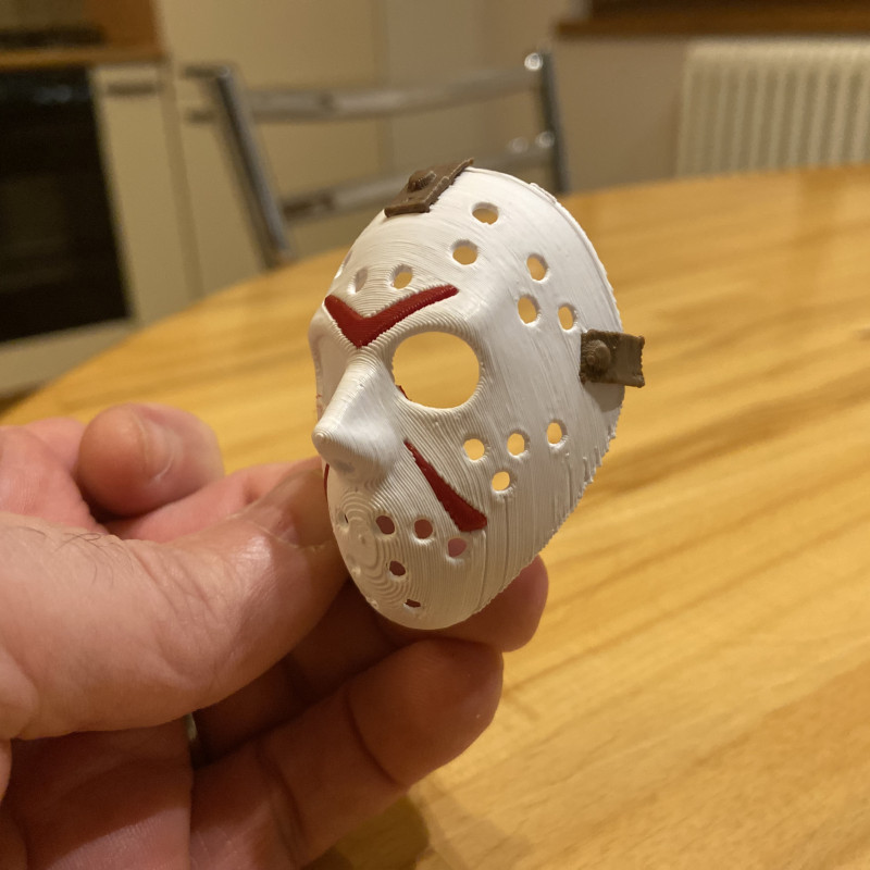 Jason Voorhees 3D Baskı Korku Maskesi - Koleksiyonluk Film Aksesuarı