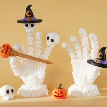 Eklemli İskelet El Modeli - 3D Baskı Dekorasyon Oyuncak