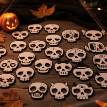 Cadılar Bayramı Kafatası Koleksiyonu - 3D Baskı Dekor ve Aksesuar