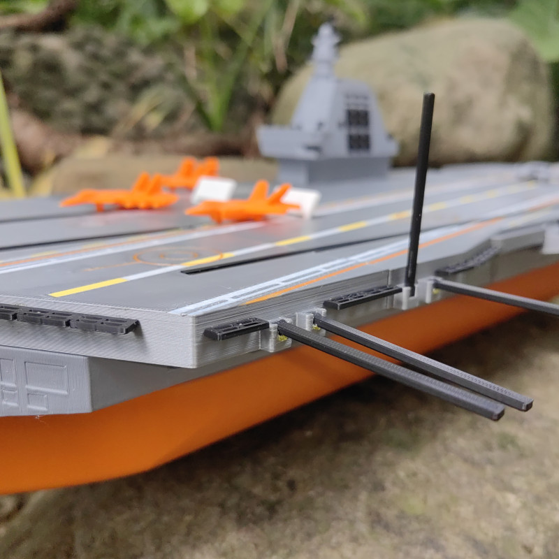 Fujian Tip 003 Elektromanyetik Mancınık Çin Uçak Gemisi 3D Modeli