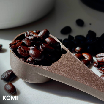 Modern Kahve Ölçek Kaşığı - Komi Tasarım 3D Baskı