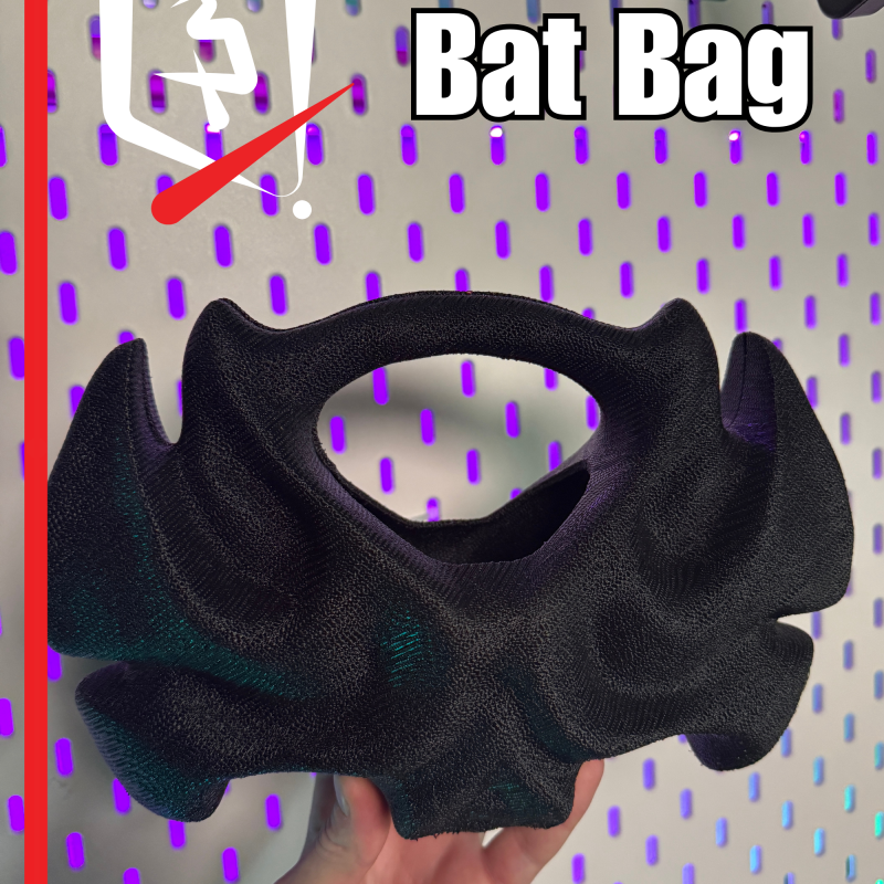 Gothik Yarasa Çantası - 3D Baskılı Şık Aksesuar