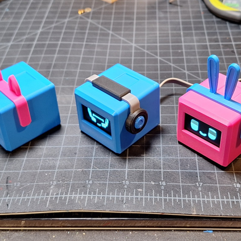 Dasai Mochi Robot Kiti - 3D Baskılı DIY Robot ve OLED Ekran