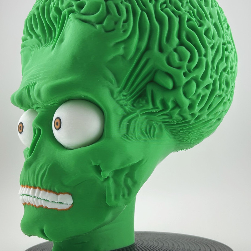 Uzaylı Beyin Kase Büst - 3D Baskılı Bilim Kurgu Dekor