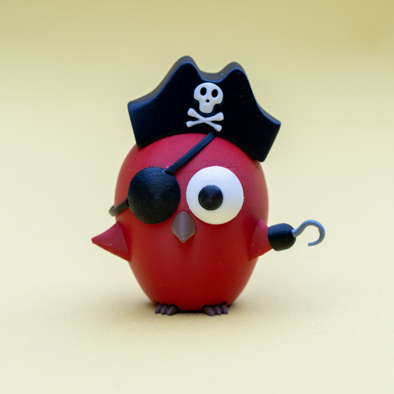 Sevimli Şirin Kuşlar Halloween Koleksiyonu - 3D Baskı Dekor