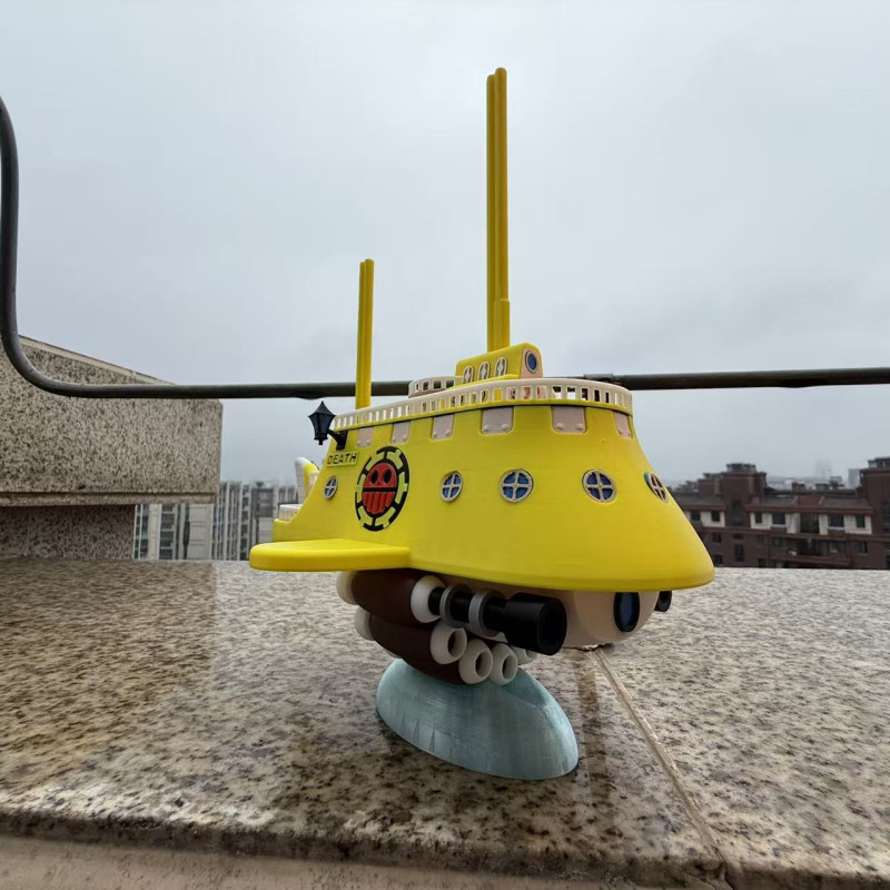 One Piece Polar Tang Denizaltı 3D Baskı Modeli - Trafalgar Law