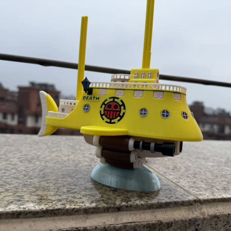One Piece Polar Tang Denizaltı 3D Baskı Modeli - Trafalgar Law