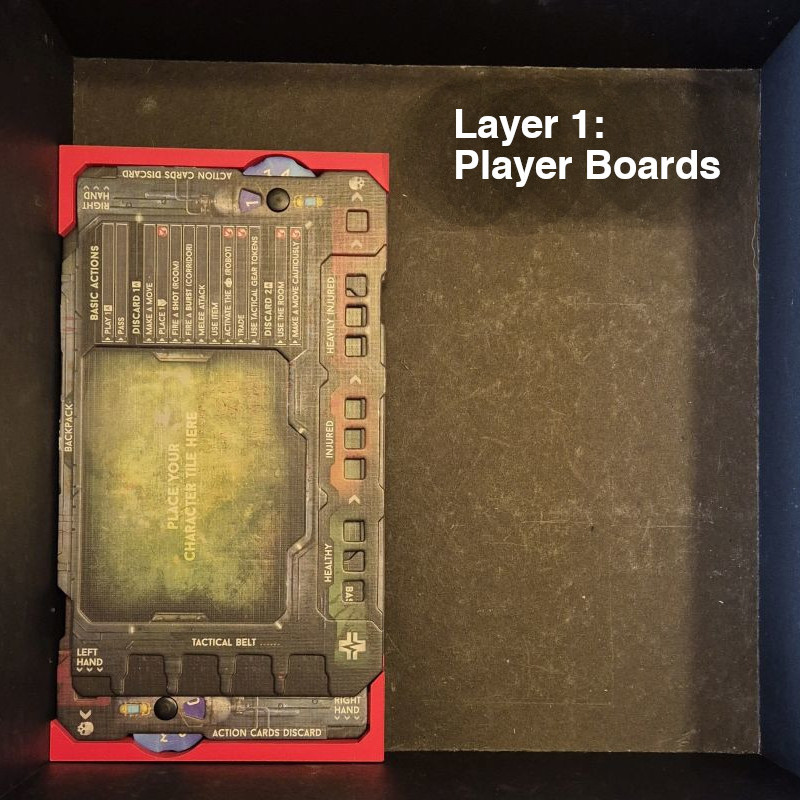 Nemesis Retaliation Kart Yerleştirici 3D Baskı Oyun Organizatörü