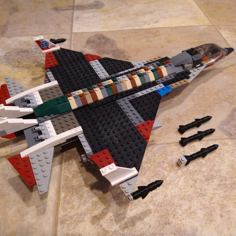 Modüler Lego Uyumlu Füze Seti - 3D Baskı Oyuncak