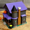 Cadı Evi 3D Baskı LED Aydınlatmalı Halloween Dekorasyon Cadı Evi 3D Baskı LED Aydınlatmalı Halloween Dekorasyon