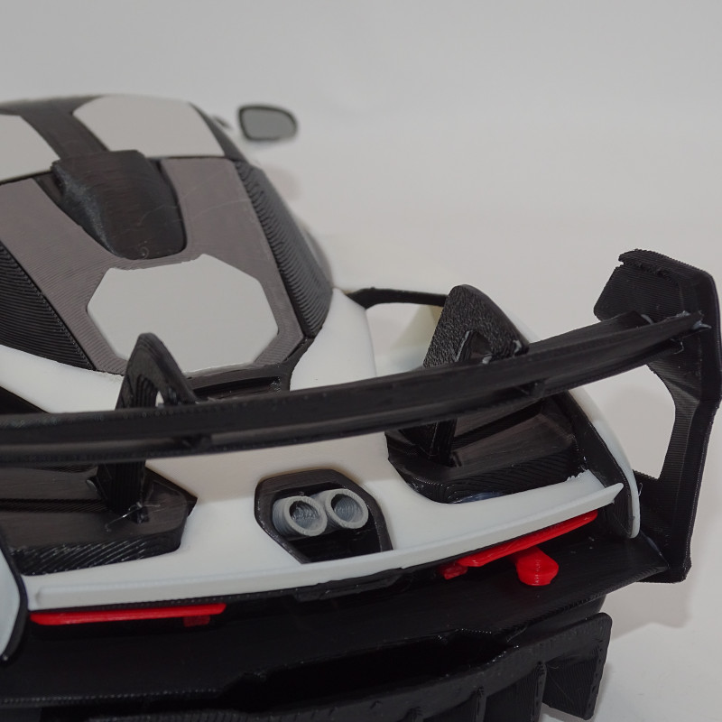 McLaren Senna GTR 1:19 Ölçekli 3D Baskı Model Araç Kiti McLaren Senna GTR 1:19 Ölçekli 3D Baskı Model Araç Kiti