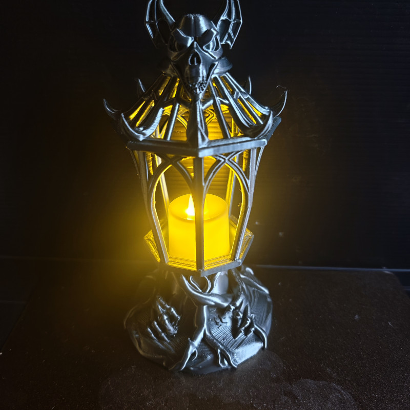 Cadılar Bayramı LED Lamba - 3D Baskı Dekorasyon