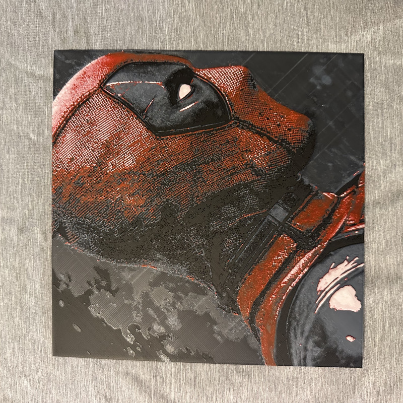 Deadpool & Wolverine 3D Baskılı Işık Panosu - Özel Tasarım