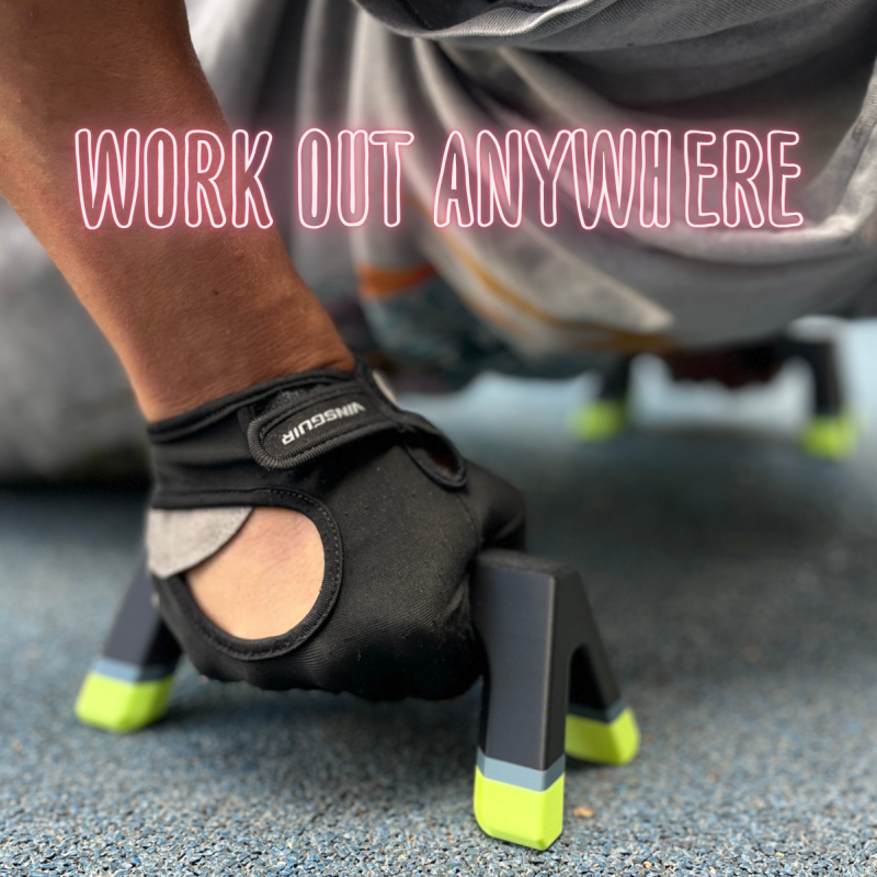 PushPro 3D Baskı Push Up Bar - Evde Spor Ekipmanı