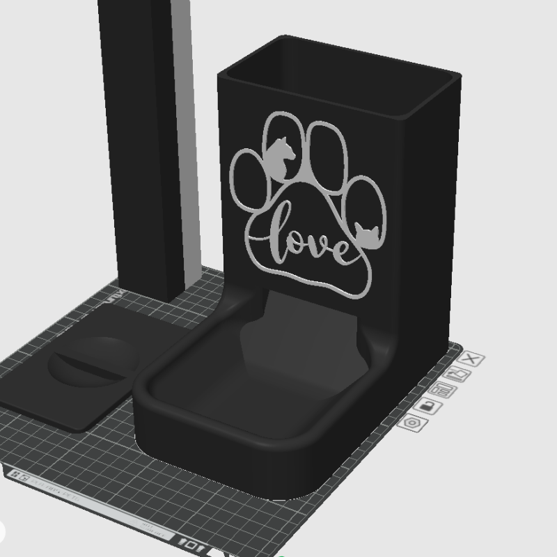 Otomatik Kedi Maması Dispanseri - 3D Baskı Evcil Hayvan Ürünü