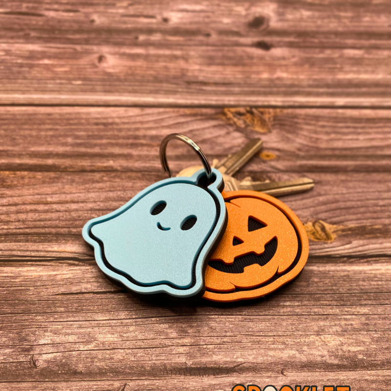 Sevimli Cadılar Bayramı Anahtarlık Koleksiyonu - 3D Baskı