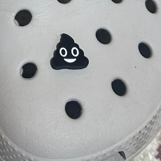 Poop Emoji Jibbitz Croc Charm - 3D Baskılı Şirin Aksesuar