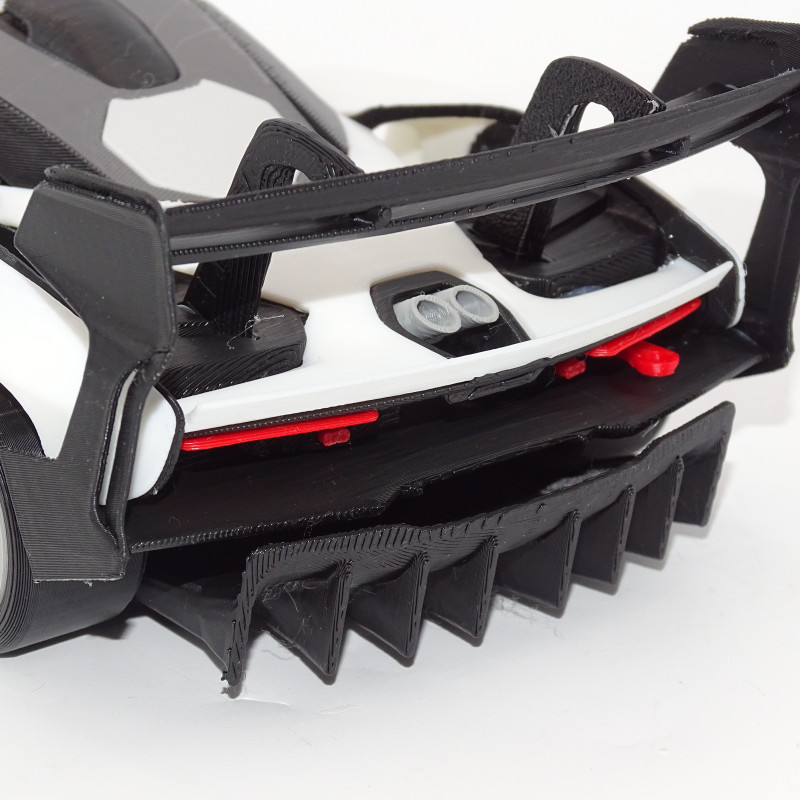 McLaren Senna GTR 1:19 Ölçekli 3D Baskı Model Araç Kiti McLaren Senna GTR 1:19 Ölçekli 3D Baskı Model Araç Kiti