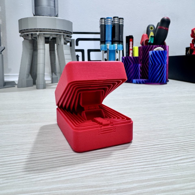 Matryoshka Baskılı 3D İç İçe Kutular - Ofis ve Ev Organizasyonu