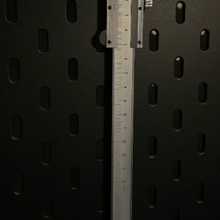 Ikea Skadis Kumpas Tutucu - 3D Baskılı Ölçüm Aleti Organizatörü