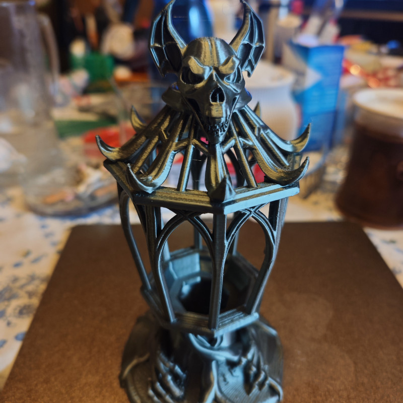 Cadılar Bayramı LED Lamba - 3D Baskı Dekorasyon