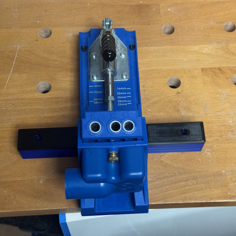 Kreg K4 Cep Deliği Şablonu MFT Adaptörü - 3D Baskı Profesyonel Aparat