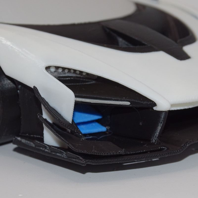 McLaren Senna GTR 1:19 Ölçekli 3D Baskı Model Araç Kiti McLaren Senna GTR 1:19 Ölçekli 3D Baskı Model Araç Kiti