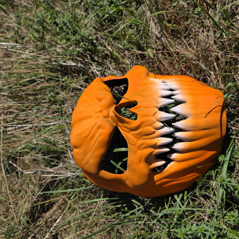 Korkunç Cadılar Bayramı Balkabağı Maskesi - 3D Baskılı Korku Aksesuarı Korkunç Cadılar Bayramı Balkabağı Maskesi - 3D Baskılı Korku Aksesuarı