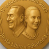 Perón ve Evita Anı Madalyası - 3D Baskı Koleksiyon Parçası
