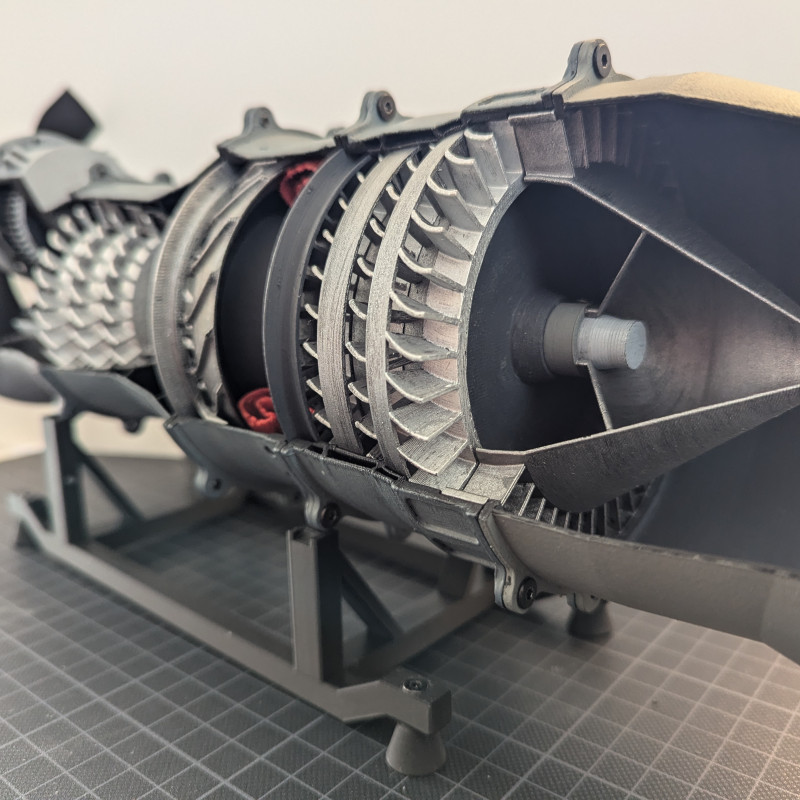 Üç Milli Turboşaft Motor Modeli - 1:30 Ölçekli Eğitim Maketi