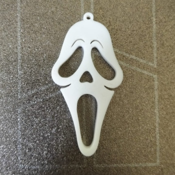 Scream Maske Anahtarlık - 3D Baskılı Korku Aksesuarı