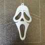 Scream Maske Anahtarlık - 3D Baskılı Korku Aksesuarı