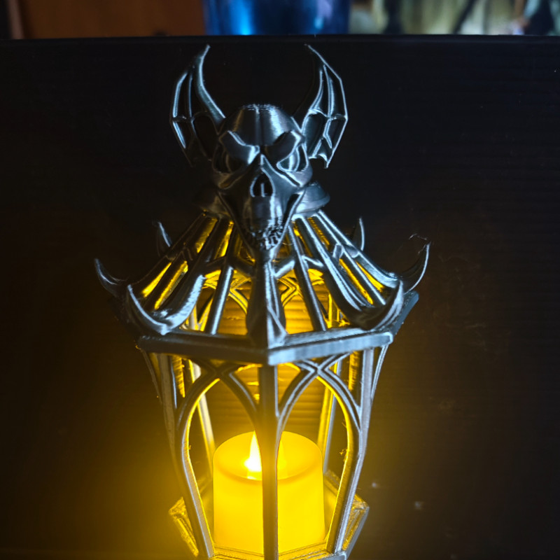 Cadılar Bayramı LED Lamba - 3D Baskı Dekorasyon