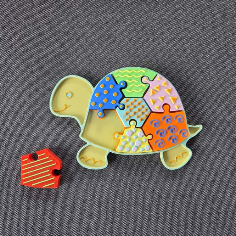 Shelly Kaplumbağa Puzzle - Eğitici 3D Baskı Oyuncağı
