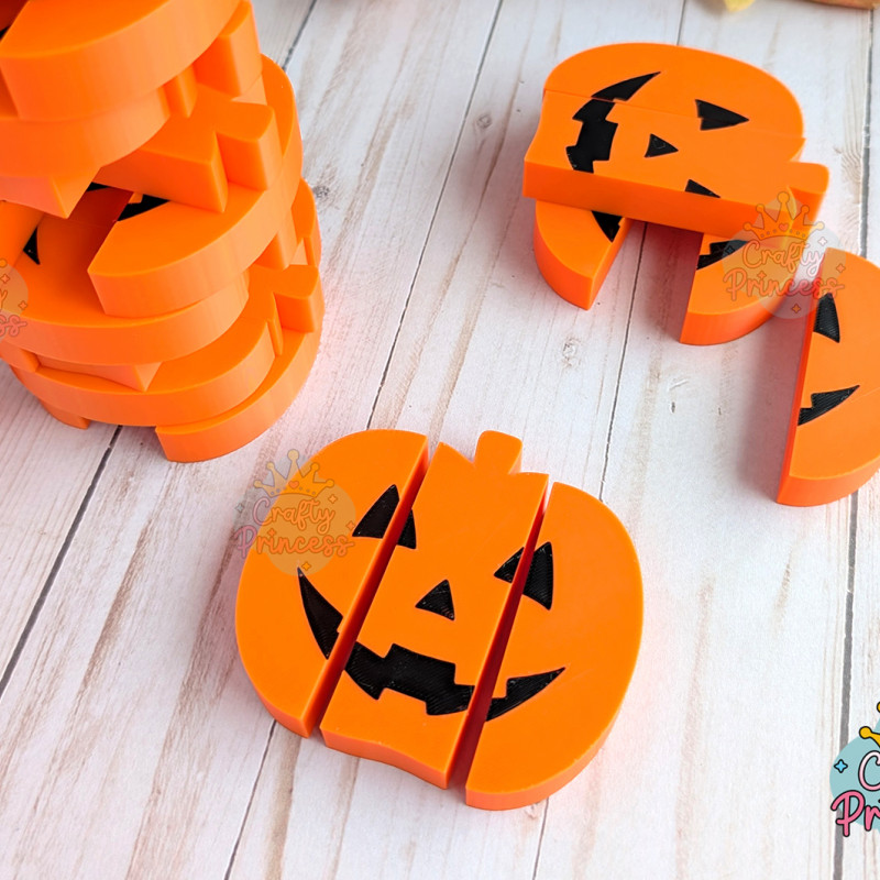 Cadılar Bayramı Stack a Jack Kule Oyunu - 3D Baskılı Eğlence