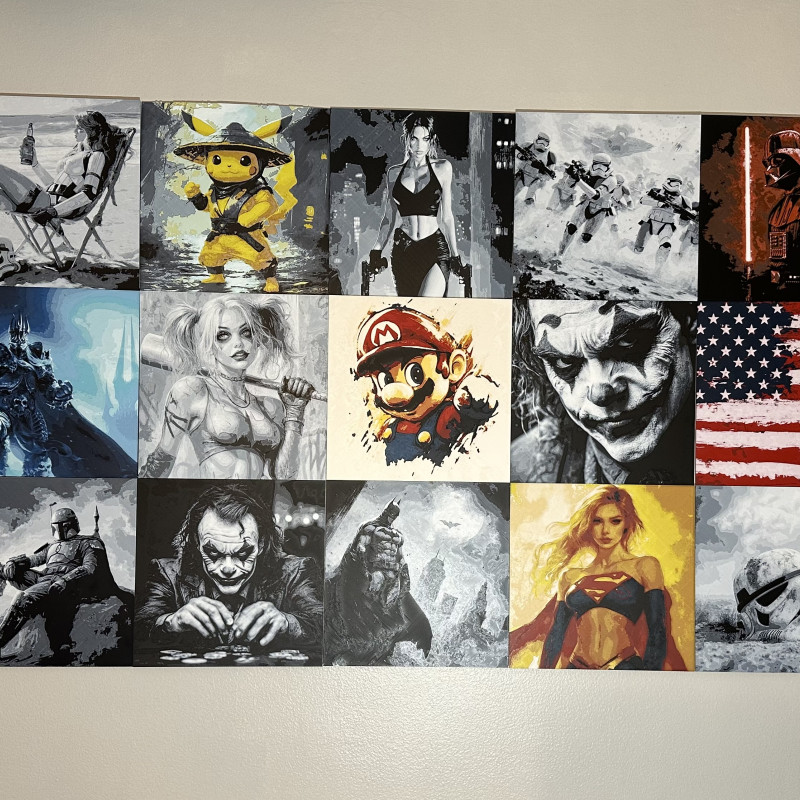 Deadpool & Wolverine 3D Baskılı Işık Panosu - Özel Tasarım