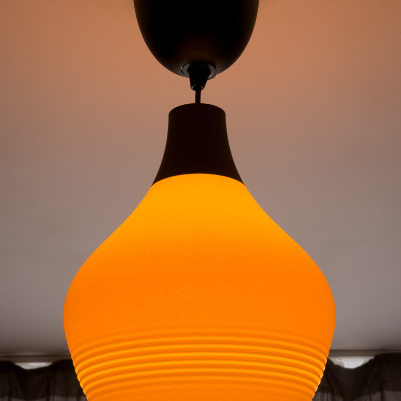 IKEA Abajur Işıklı Dekoratif 3D Baskı Avize Kapakları - PLA Ahşap