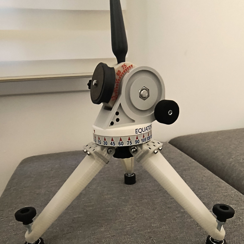 Seestar S30-S50 Eksenel Başlık - 3D Baskılı Astronomi Desteği