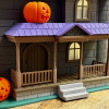 Cadı Evi 3D Baskı LED Aydınlatmalı Halloween Dekorasyon Cadı Evi 3D Baskı LED Aydınlatmalı Halloween Dekorasyon