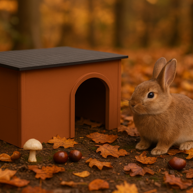 Ölçeklenebilir Kemirgen Evi - 3D Baskı Evcil Hayvan Barınağı