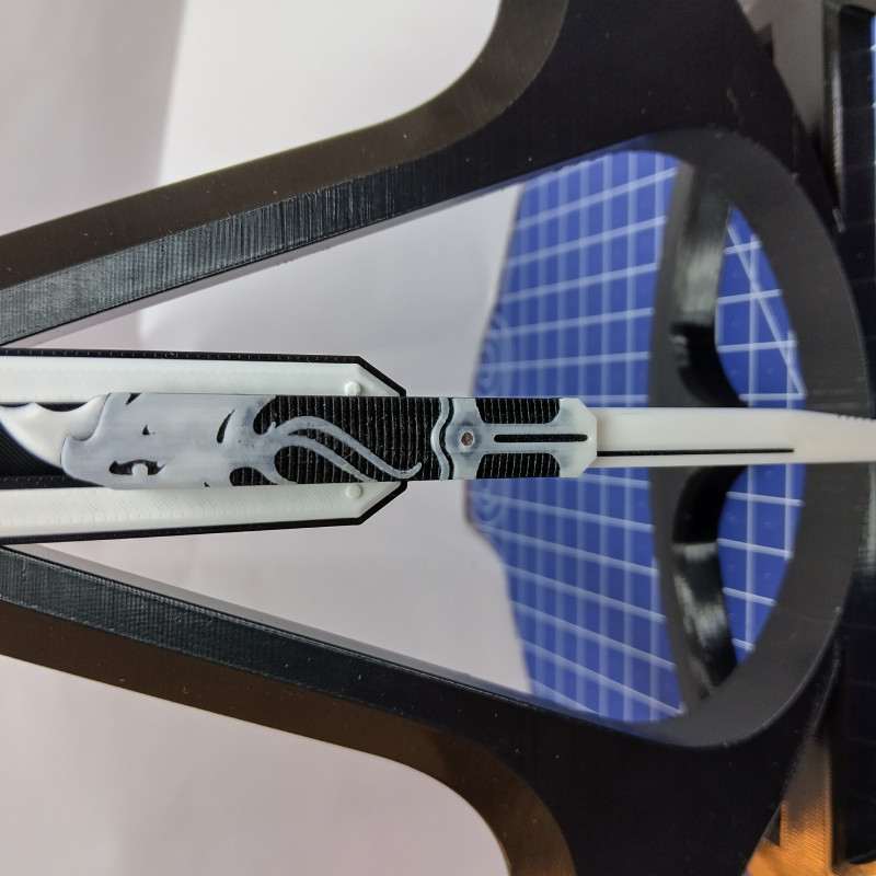 Assassins Creed Temalı Çift Kaos Sarkacı - 3D Baskı Eğitim Modeli