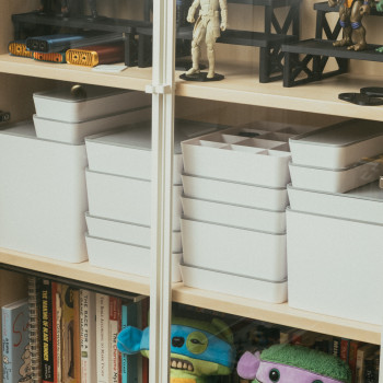 IKEA Billy Kitaplık İçin Yığılabilir 3D Baskılı Organizatör Kutular IKEA Billy Kitaplık İçin Yığılabilir 3D Baskılı Organizatör Kutular