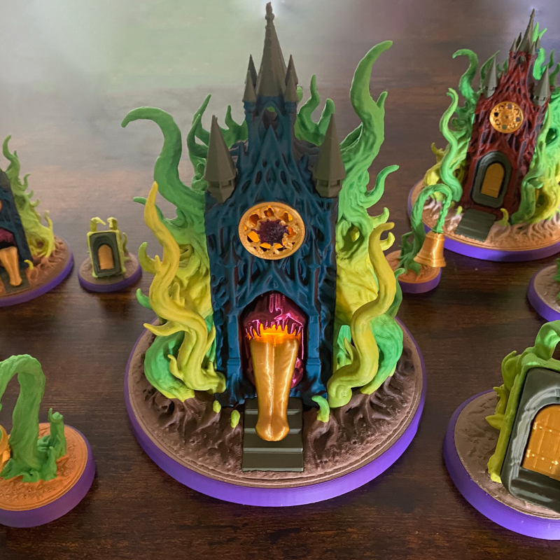 Ravenwood Katedrali: Yaşayan Mimari 3D Baskı Maketi