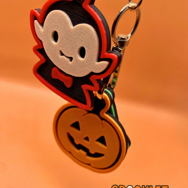 Sevimli Cadılar Bayramı Anahtarlık Koleksiyonu - 3D Baskı