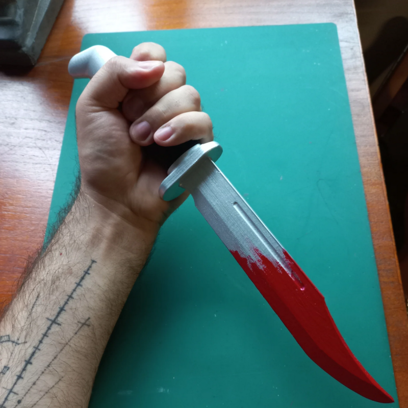 Ghost Face Bıçak - Scream Film Korku Cosplay Aksesuarı