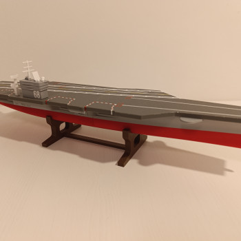USS Nimitz Uçak Gemisi 3D Baskı Modeli - 1:800 Ölçekli Koleksiyon